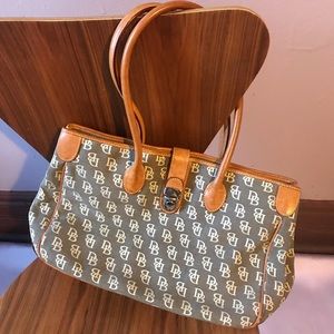 Dooney & Bourke Travel Bag with Leather Detail